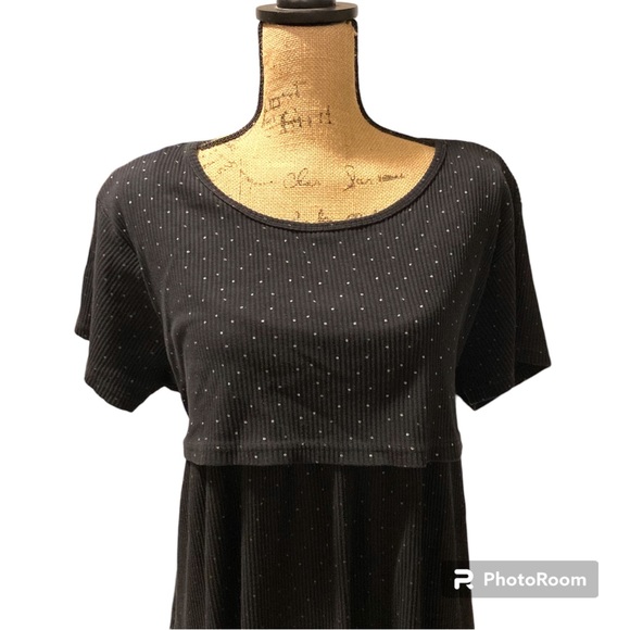 Samaya Maternity breastfeeding dress, Maxi dress, XL, Black, India - Picture 4 of 6